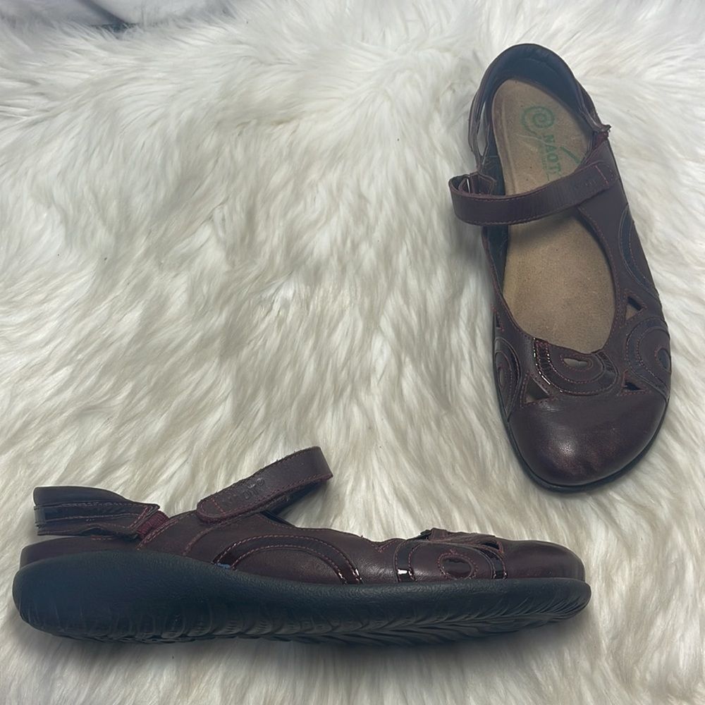 Naot Rongo Slingback Mary Jane Flats Sz 42/11